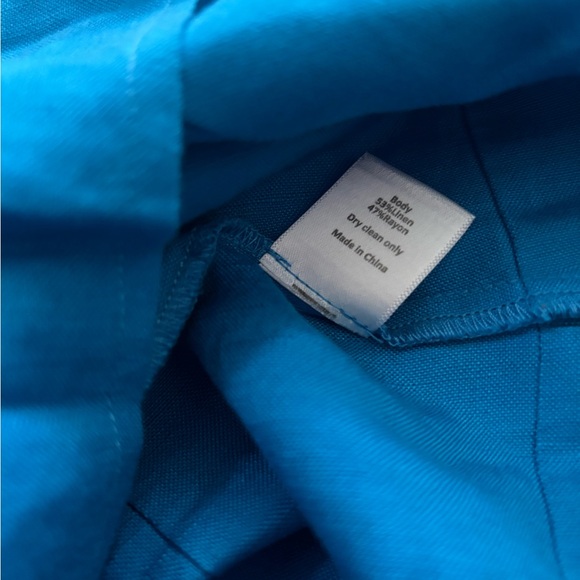 Hunter Bell New York “Waverly” Blue Jewel Puff Sleeve Dress Size XS - Picture 6 of 11